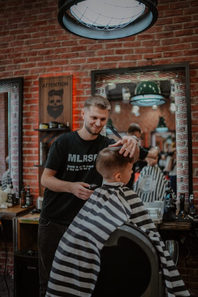 Detský strih v Melrose Barber